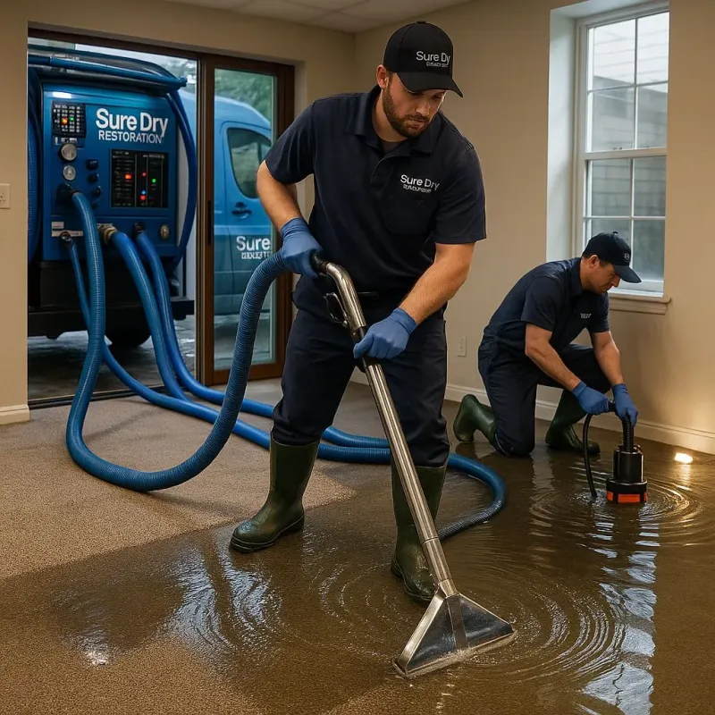 Water Extraction and Removal process in North Eastham, MA